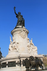 Fototapeta na wymiar Pomnik Rzeczypospolitej, Paryż