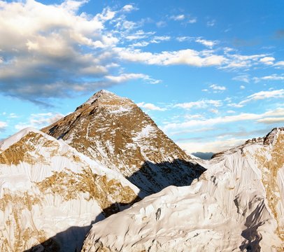 Evening view of Everest from Kala Patthar