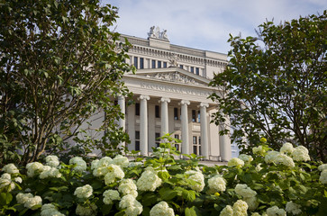 Latvian National Opera Theater in Riga