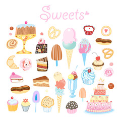 different sweets
