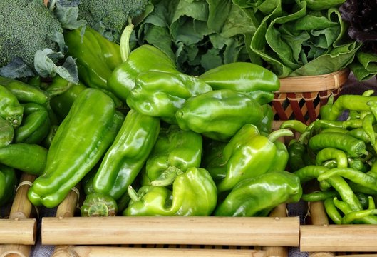 Organic Peppers and other Vegetables