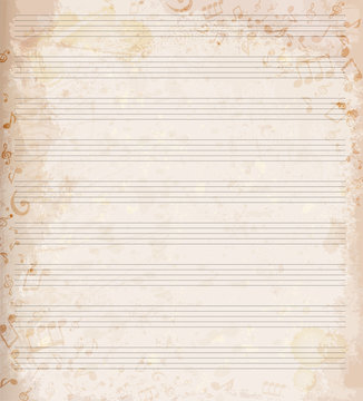 Vector old paper for notes
