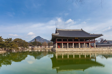 Gyeongbokgung Palace in Seoul , South Korea
