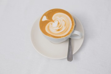 High angle close-up of coffee