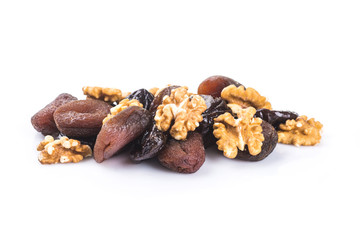 Dried apricots and plums