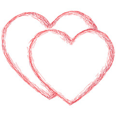 Fototapeta premium due cuori