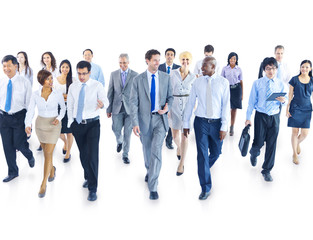 Fototapeta premium Business People Walking