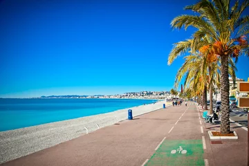 Keuken foto achterwand Nice Promenade des Anglais in Nice, Frankrijk.