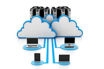 Cloud computing concept