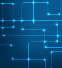 EPS10 vector modern hi-tech glowing background illustration