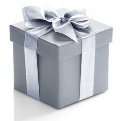Grey gift box