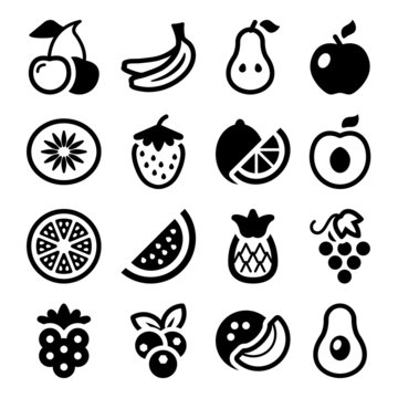 fruits iconset