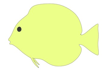 cartoon image of tropical fish
