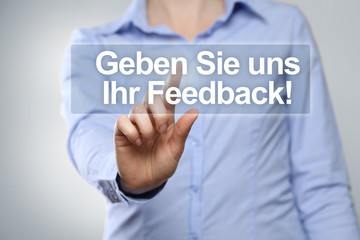 Geben Sie uns Ihr Feedback!