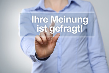 Ihre Meinung ist gefragt!