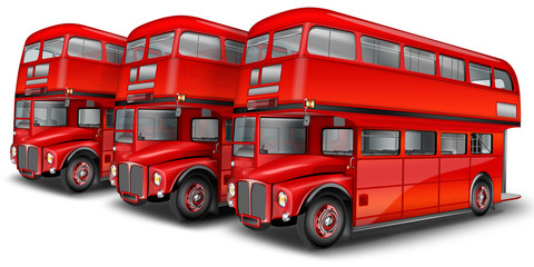 Bus London, Busbahnhof freigestellt