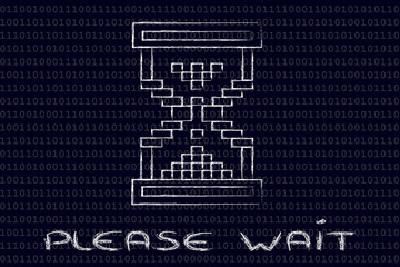 old school design of pixelated cursor