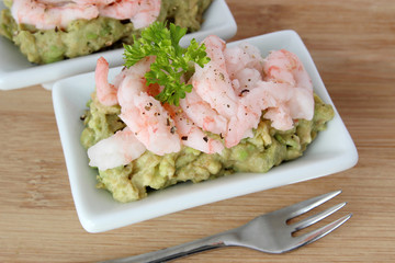 Shrimp and avocado appetizer