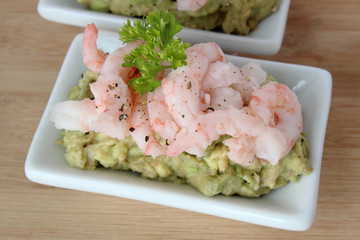 Shrimp and avocado appetizer
