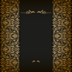 Elegant background with lace ornament