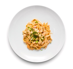 Tagliatelle Plate Overhead