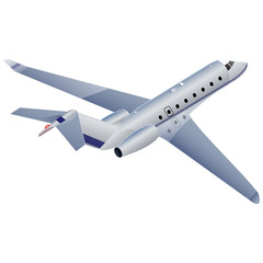 Vector illustration of the plane