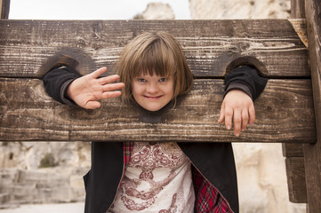 jeune fille trisomique