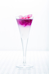 Cocktail with caviar