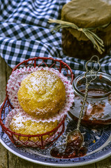 easter cake and eggs