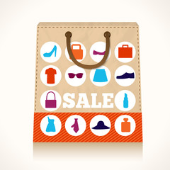 Shopping clothing bag design