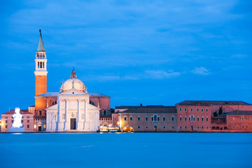 Chiesa di San Giorgio Maggiore in the evening