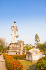 Ancient architecture  (Buddha park) in  Thailand