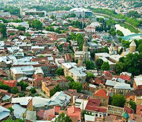 Fototapeta na wymiar Tbilisi view