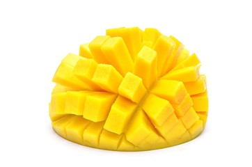 Mango fruit isolated on white background