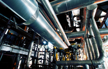Industrial zone, Steel pipelines and equipment