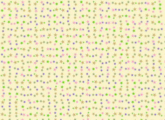 many multicolored stars background