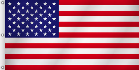 Naklejka premium American Flag
