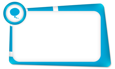 vector frame for any text with speech bubble