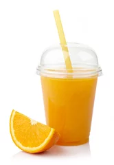 Printed kitchen splashbacks Juice Fresh orange juice