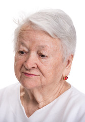 Portrait of old woman