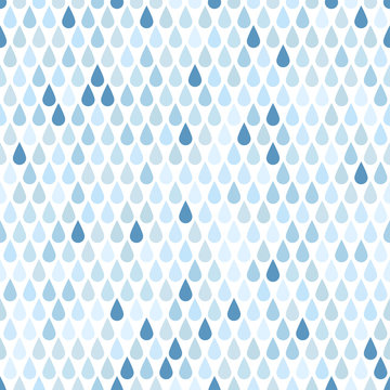 Rain. Seamless background.