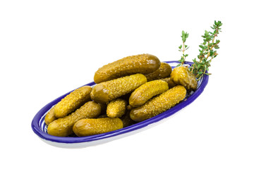 Marinated cucumbers