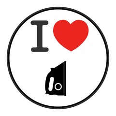 J'aime : Fer à repasser