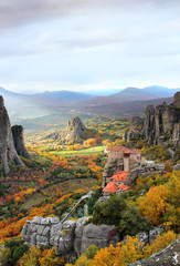Fototapeta na wymiar Meteory i klasztory, Grecja