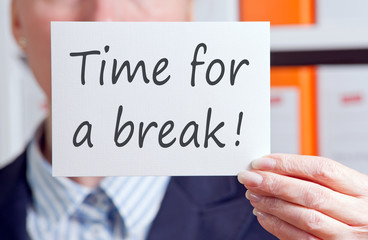 Time for a break !