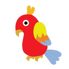 drawing parrot bird 