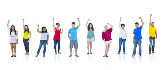 Group of People Celebrating