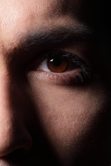 Naklejka premium Close up of eyes