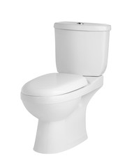luxury sanitary toilet bowl on white background