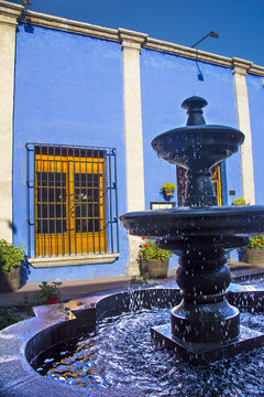 Fountain in courtyard